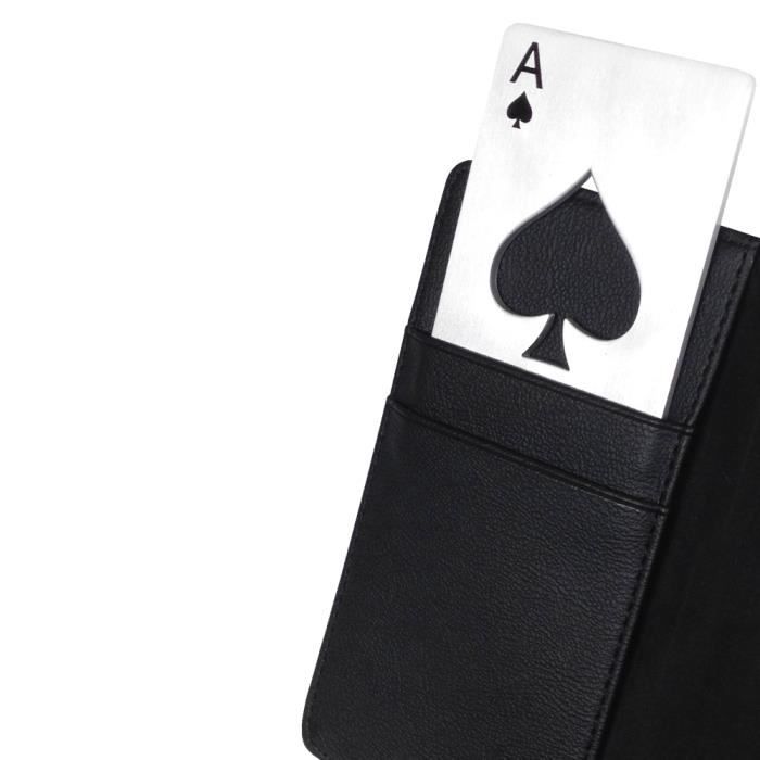 Kapsylöppnare - TWITFISH - Spader Ess - Rostfritt stål - Modern design - 1 st