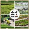 16mm PE Pipe Water-Saving Irrigation Fittings: 4-Point Hose, Valve, Reducing Tee, Six-Way Plug, Elbow Connector
