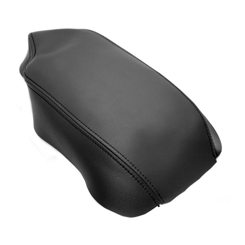 Car Center Console Lid Armrest Box Leather Cover For BMW 3 Series F30 2013-2018 Center Console Lid Armrest Cover чёрный