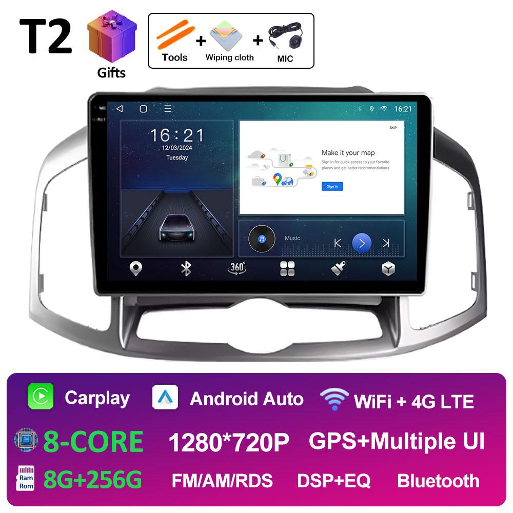 Android 14 Car Audio For Chevrolet Captiva 1 2011 2012 2013 2014 2015 2016 Radio Player Bluetooth Wireless Carplay DSP Stereo 4G