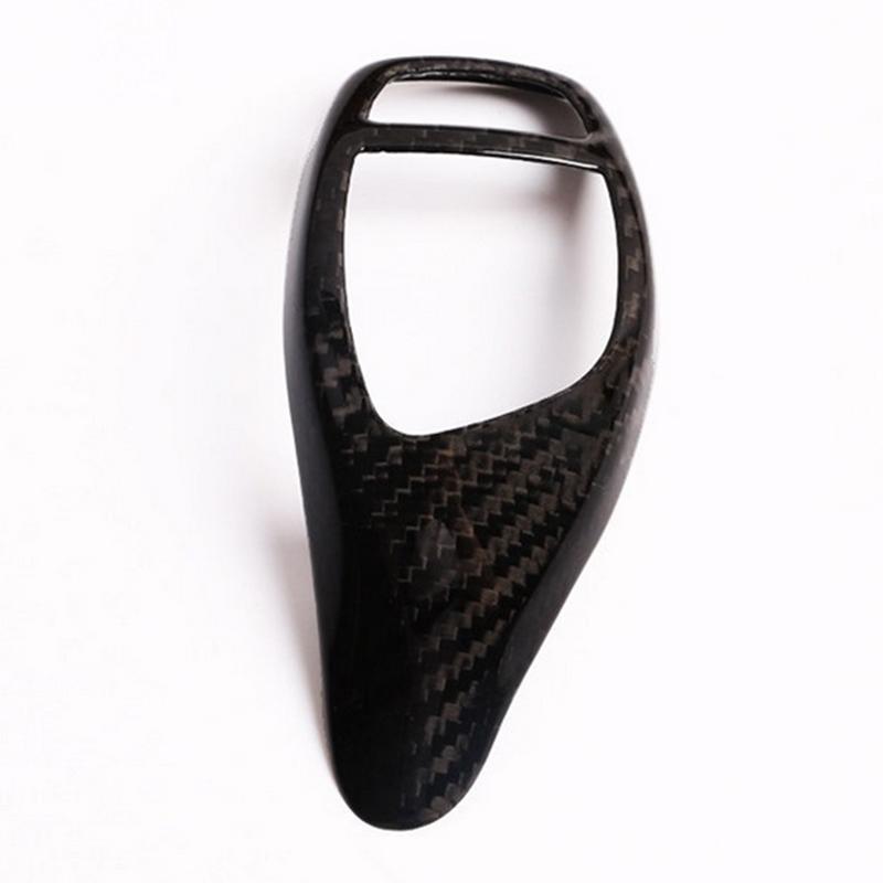 POSSBAY New Carbon Fiber Style Gear Shift Knob Cover Trim For BMW F30 F20 F10 F15 F25 X5 X3
