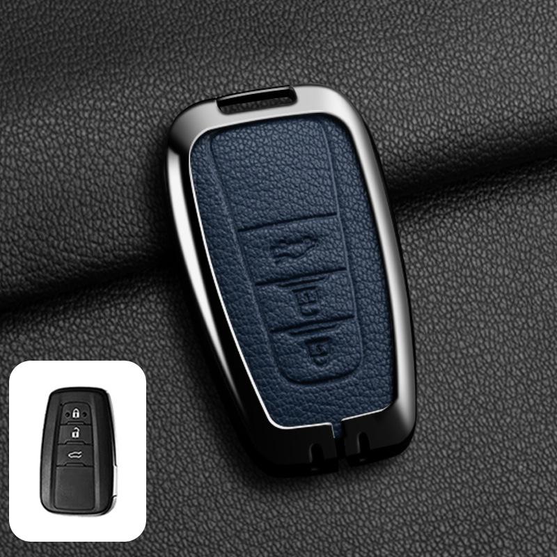 Metal Shell Key Case for Toyota Daihatsu Tanto LA600S/610S/150S & Proton Perodua