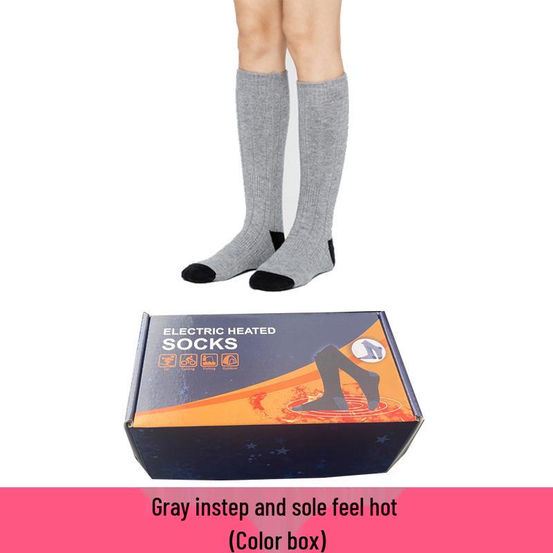 Rechargeable Electric Heated Socks - Unisex Winter Foot Warmers