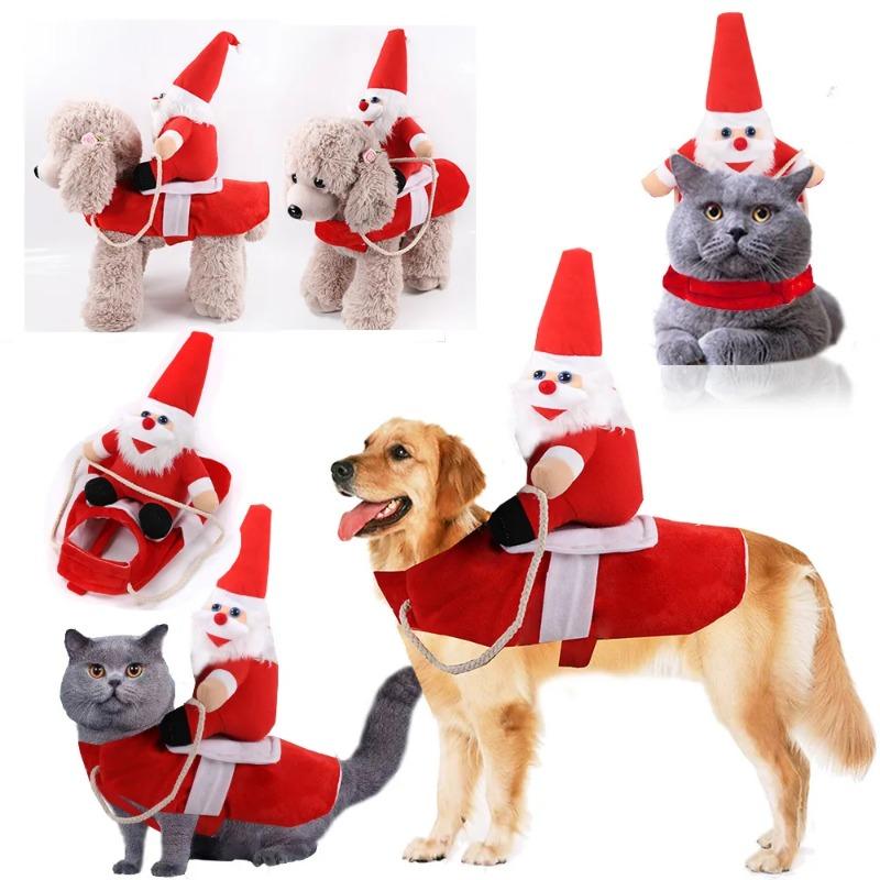 Disfraz para mascotas, disfraz para perros, traje para mascotas, estilo jinete vaquero, disfraz para perros pequeños, medianos y grandes, ropa de Halloween