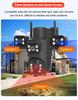 4G Solar-Powered Outdoor Wireless Camera, Ultra HD 6MP with Triple Lens