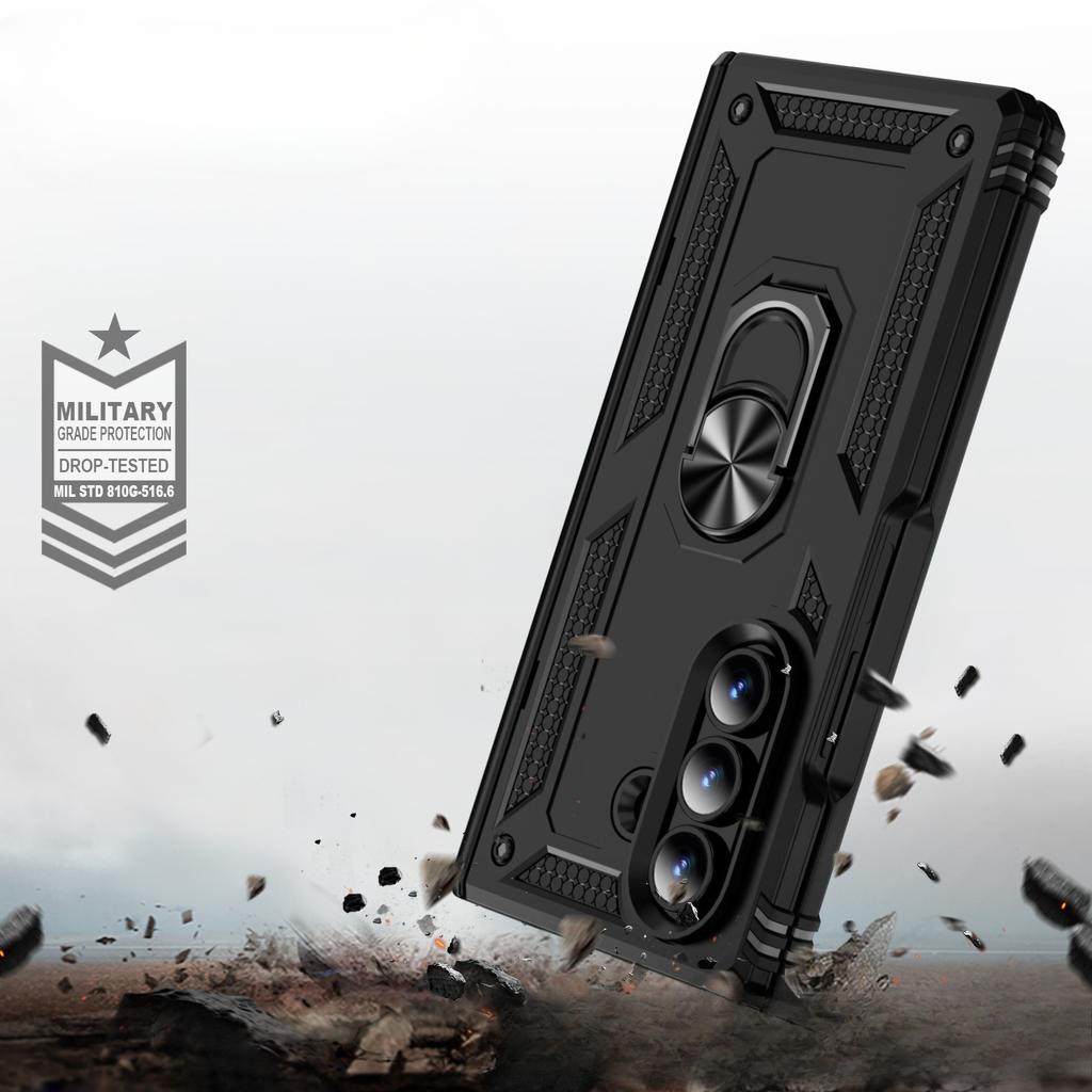 Convient pour Samsung Z Fold7 Étui de téléphone portable à écran pliant Sergent Anti-chute 6 5 4 3 Étui de protection à support magnétique pour voiture