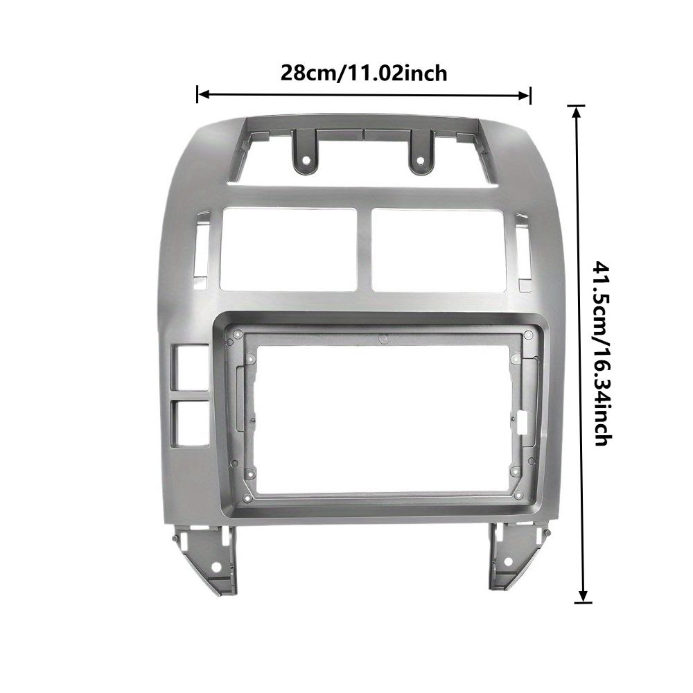 9 inch Car Radio Frame Auto Stereo Frame Kit for VW Volkswagen Polo 2004-2011 Mounting Bezel Faceplate Car Interior Front Dash Center Fascia