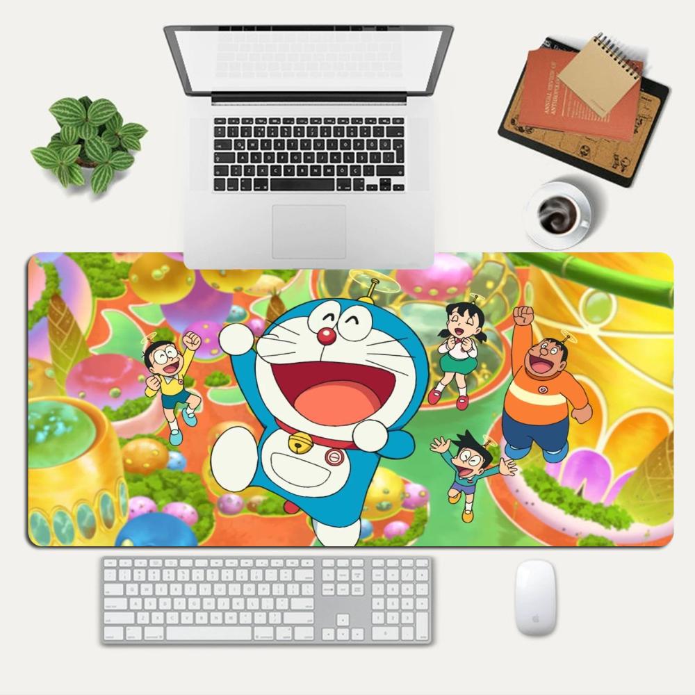 Cartoon D-Doraemons Mousepad Large XXL Thickened Mouse Pad Oversized Gaming Keyboard Notebook Table Mat