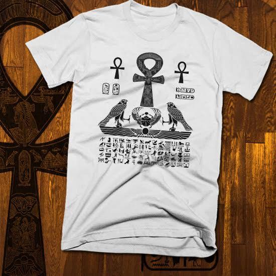 Egyptian t-shirt Kemet Pharaoh Ankh Eyes of Horus Hotep Nefertiti Hieroglyphics 4XL