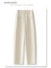 Women's Beige Harem Pants 2025 - New Spring Straight-Leg Slimming Casual Style