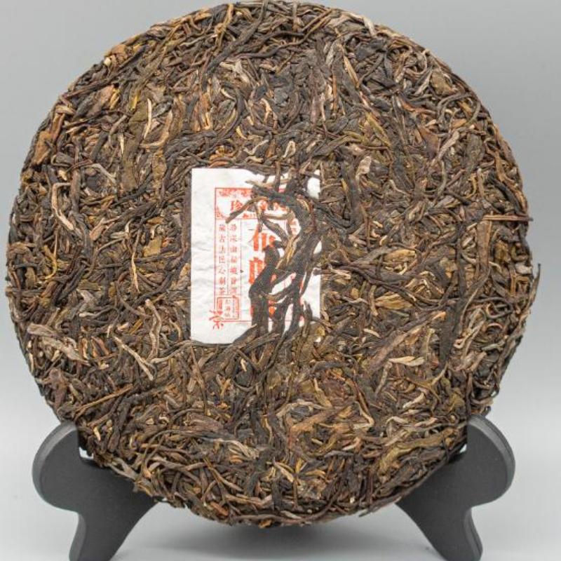 357g Puerh Rohtee Bulang Berg Pu-Erh Teekuchen Yunnan Pu'er Tee Grüner Tee