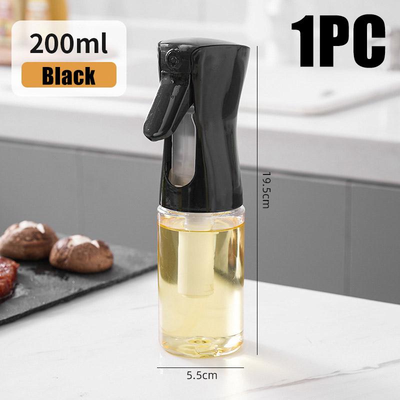 200/500ml Oil Spray Bottle Home Kitchen Cooking Oil Dispenser Fitness Fat Loss Camping BBQ Baking Vinegar Soy Sauce Sprayer