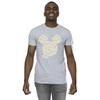 Mickey mouse Mens Chamomile Head Cotton T-Shirt