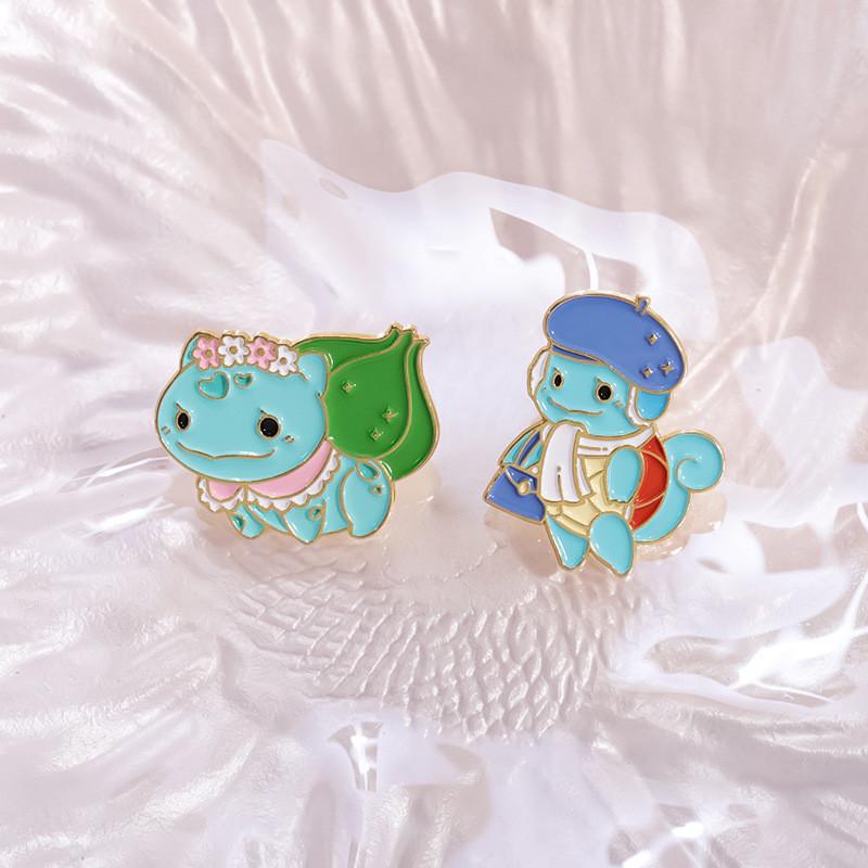 Creative Cartoon Animal Alloy Brooch Pins Unique Metal Accessories For Everyone