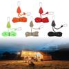 Reflective Tie Downs Rope Hangers Tent Guide Rope for Outdoor Adjusted Tent Tie Downs Rope Hangers Camping Pulley Rope