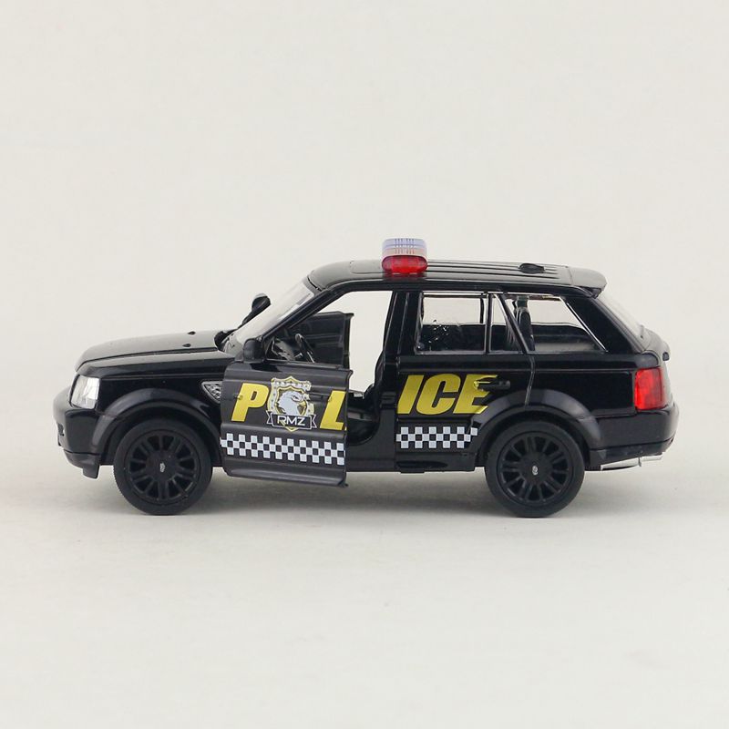 1/36 Scale Land Rover Range Rover Police SUV Vehicle Toy Car Alloy Diecast Car Model Toy with Pull Back for Children Gifts Toy Collection