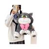 Lucifer Cat Plush Toy With Short Plush Material For Kids And Teens