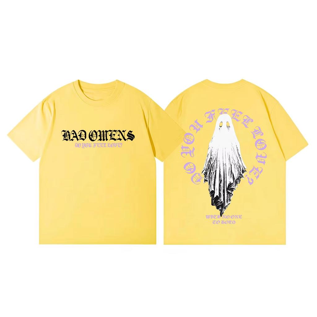 2026 Rock Band Bad OUnisexs Tour Graphic Tshirt Unisex and Women New Summer Street Y2K Clothing Hiphop Round Neck Short Sleeved Top