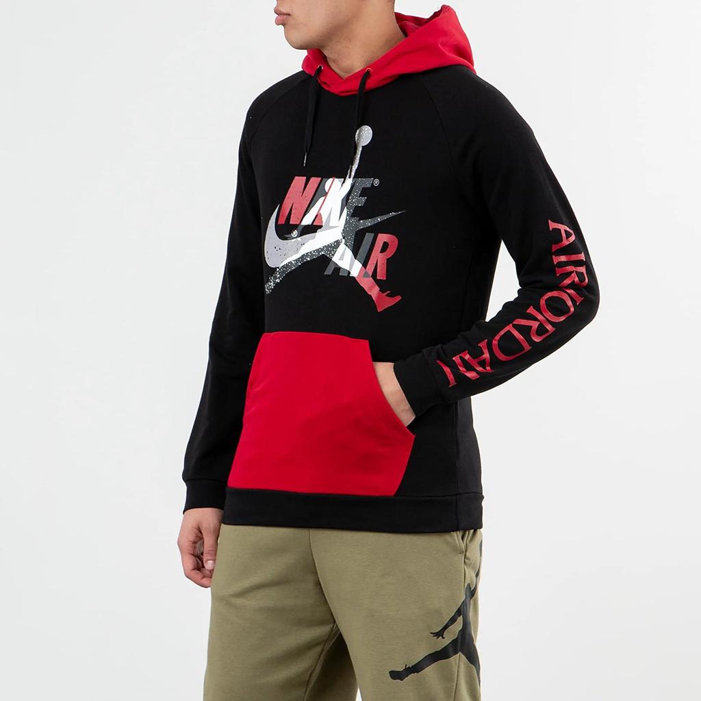 Nike Men's Air Jumpman Classics Fleece Pullover Hoodie Black CK2852-010