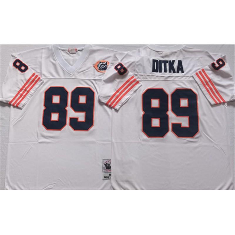 Chicago Bears Retro NFL Football Jersey Men Women Cotton Embroidered Sports Fan Apparel