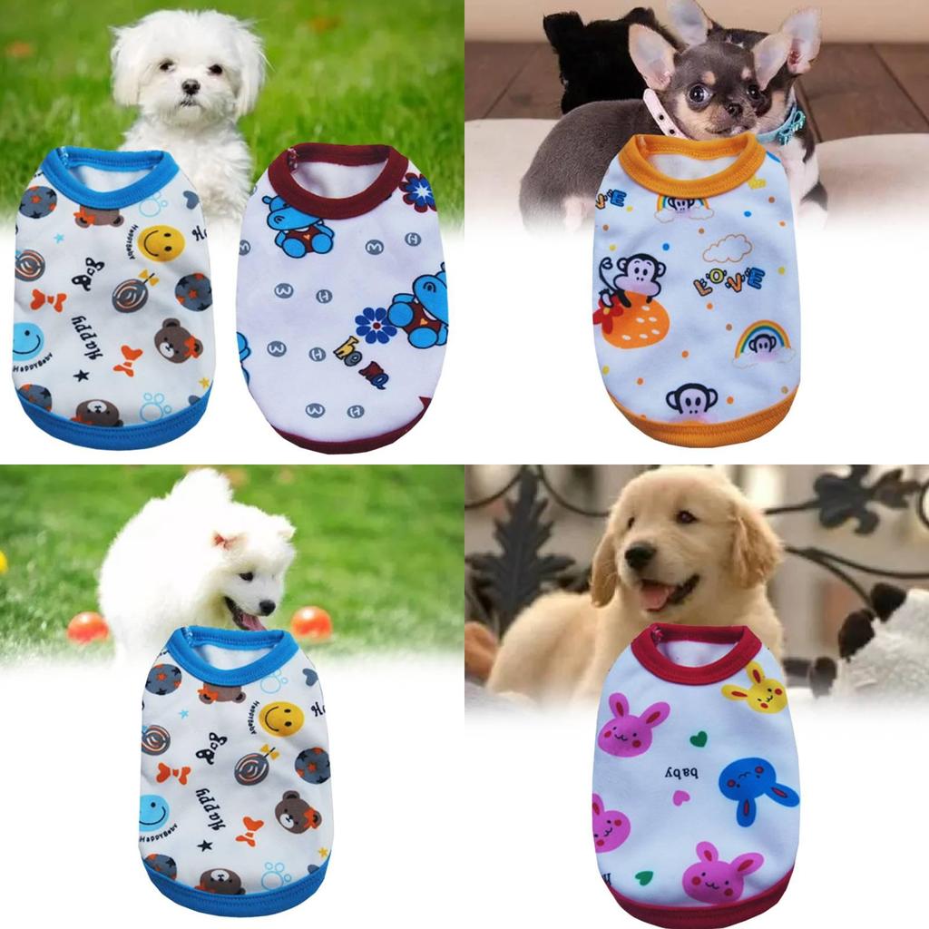 Macaron Crossbody Vest For Small Dogs Cute Spring Summer Pet Clothes**