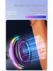 2026 Magnetic Smart Fan Car Phone Holder with Ambient Light & Wireless Fast Charging