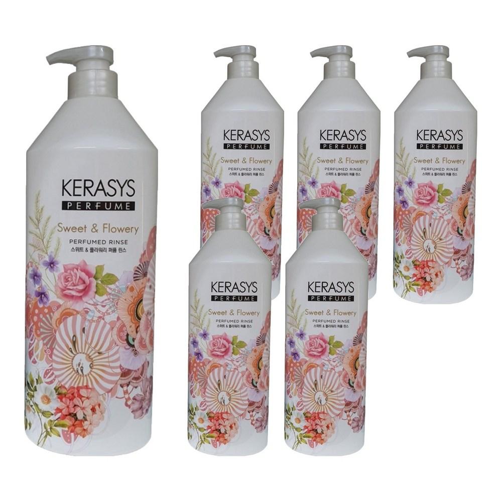 Kerasis Perfume Rinse Sweet & Flowery 1L 6 pcs