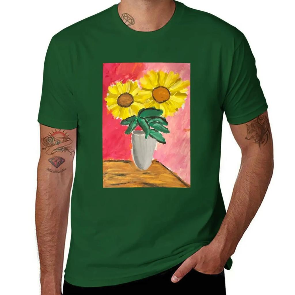 Yellow Petals T-Shirt Aesthetic clothing kawaii clothes clothes for men