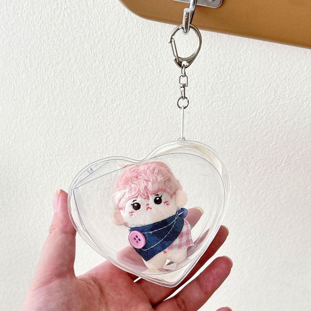 PVC Material Doll Protector Case Transparent Doll Display Bag Doll Storage Bags Decorative Pouch