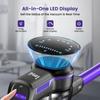INSE S7P Cordless Stick Vacuum Cleaner, 26kPa Powerful Suction, 45min Runtime, LED Display