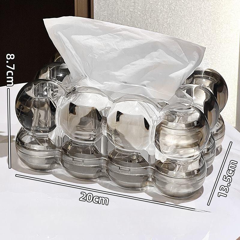 Cloud Design Tissue Box Cover, Home Tissue Boxes,High-End Paper Towel Holder for Living Room Coffee Table,Tabletop Decor