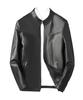 JINLUN Leather Single Genuine Lambskin Stand Men's Jacket, Rider, Leather, Black, Collar, Fall/Winter