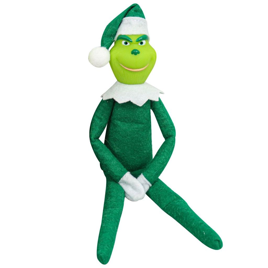 Christmas Grinch Doll Decorations Soft Comfortable And Perfect As Holiday Ornaments And Gifts