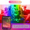 5/4/3M Bluetooth LED Streifen Licht Smart RGB Led Lichter Zimmer Dekor Keine Wasserdicht Diode Flexible Band Controll + Adapter