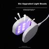 Chense Nail Lamp, Gel Polish Curing Machine, UV Light for Manicure Tools, Nail Dryer, No Black Hands, USB