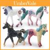Enchanting Pvc Unicorn Model For Fantasy Decor Featuring Four Beautiful Color Variations