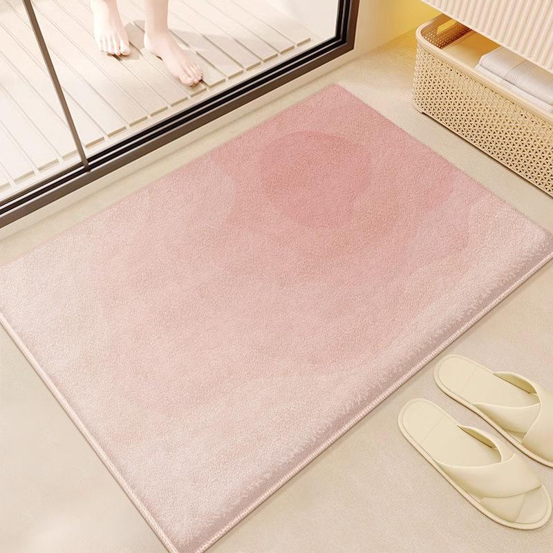 Bathroom Floor Mats Entrance Floor Mat Foldable Absorbent and Anti Slip Mats