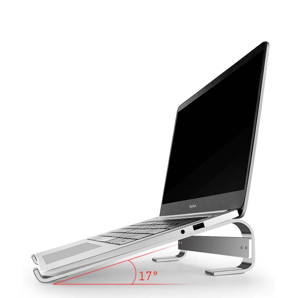 Aluminum Stand for Tablet and Laptop Up To 18" Simple S1 (Black)