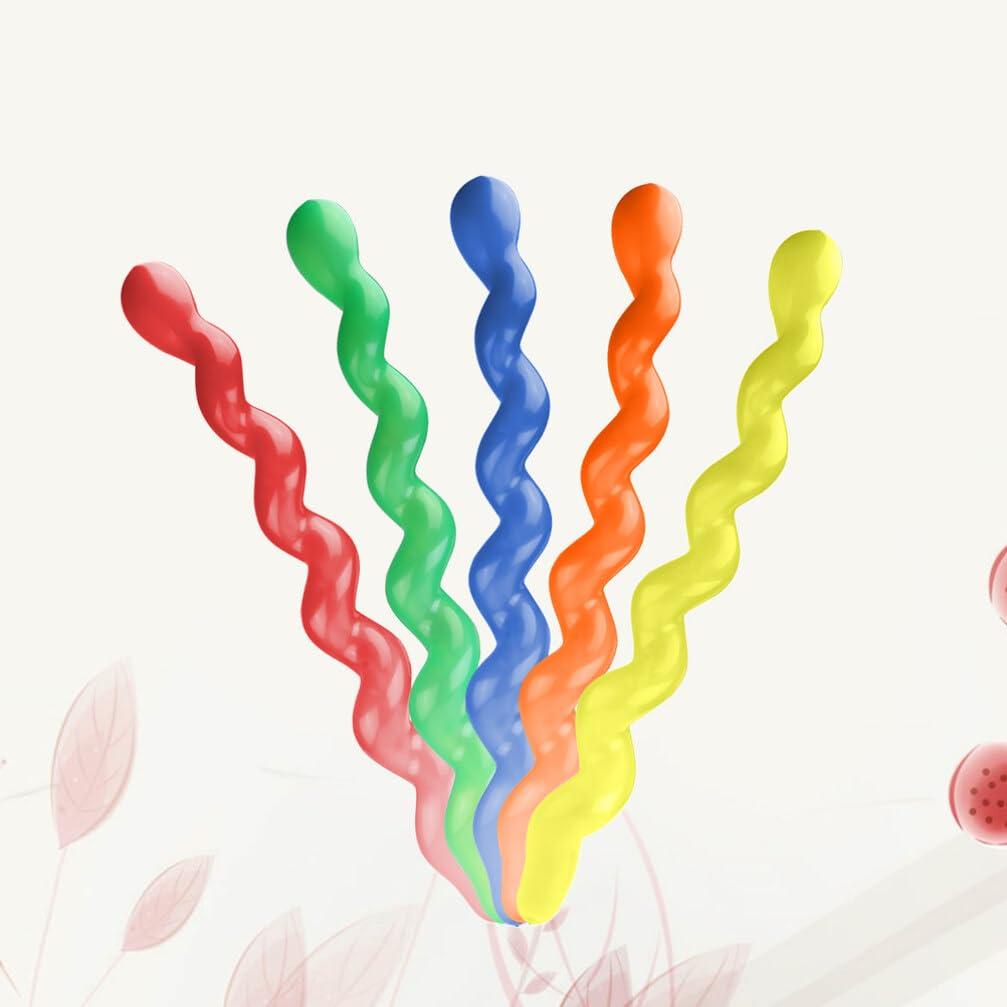 Frcolor Spiral Balloons, Long Balloons, Twist Balloons, Balloon Art, Magic Twist Pencil, Elongated Set, Party, Birthday, Wedding, Event, Decoration, B