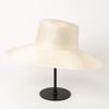 Sonnenschutz schattierender großer Rand Sisal Strohhut Outdoor Strand großer Rand Beckenform Zylinderhut, Retro-Stil
