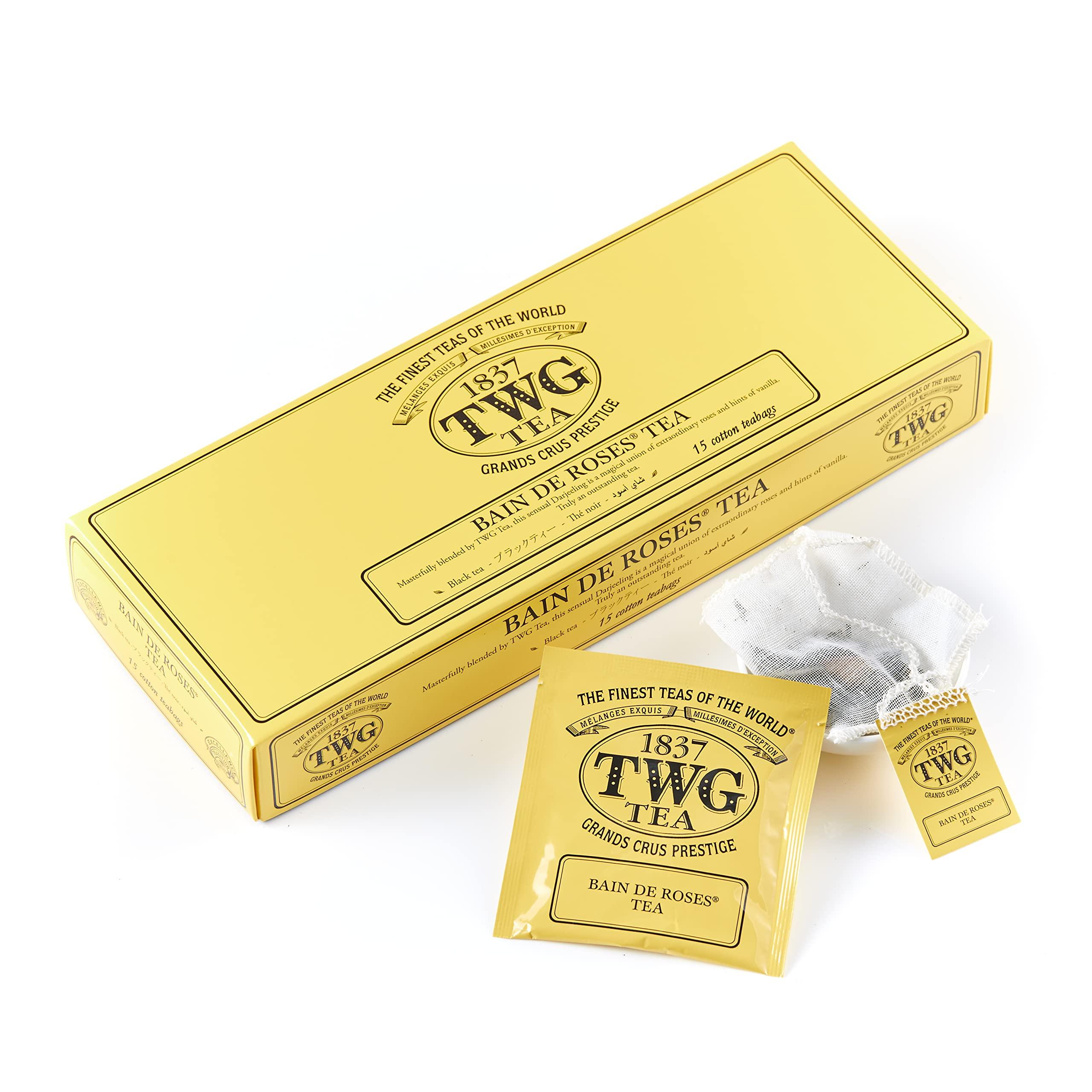 

TWG Tea Tea Bag Darjeeling Gift Bain de Roses Tea Banderose Tea x 15 pieces 2.5g