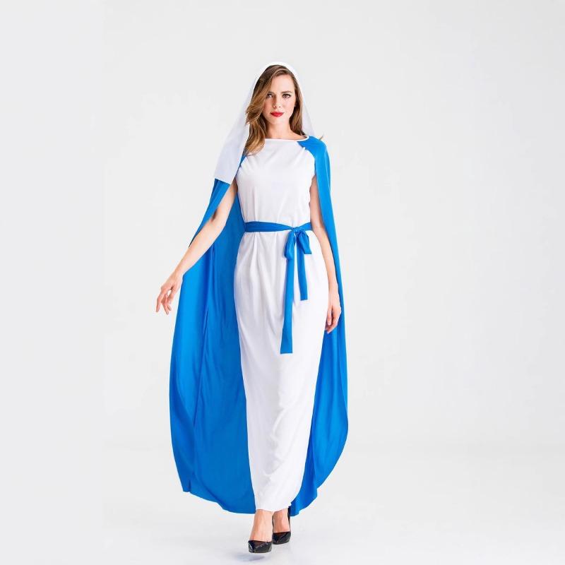 Halloween Costume Virgin Mary Arab Adult Women Masquerade Middle East Dubai Robe Costume