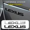 ABS Car Rear Emblem Trunk Badge Sticker Letter Logo For F SPORT IS250 IS200 CT200h GS300 LS430 RX450h LX570 NX IS GX ES UX