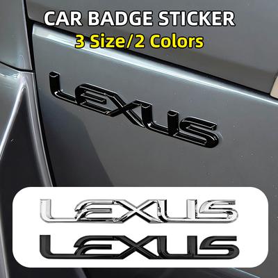 Emblema Posteriore Auto in ABS Adesivo Lettere Logo per Bagagliaio per F SPORT IS250 IS200 CT200h GS300 LS430 RX450h LX570 NX IS GX ES UX