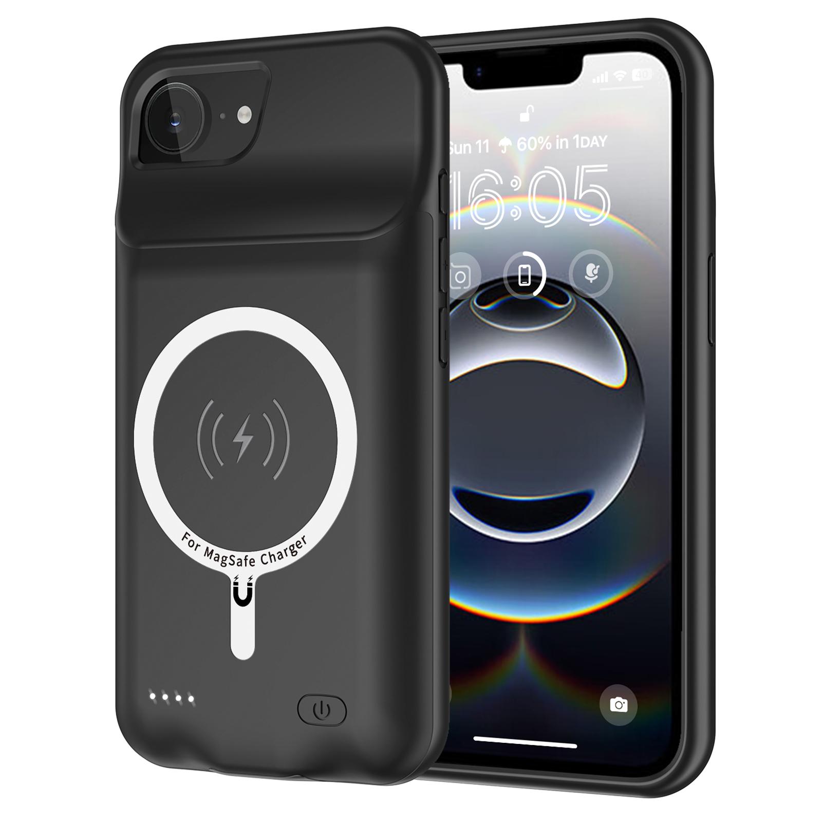 

A19 For iPhone 16e Portable Charger Case 10000mAh Power Bank Compatible with MagSafe A