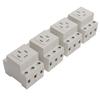 Steckdosen-Timer Schwer entflammbares Material Hohe Überlastkapazität Einfache Installation Elektrische Steckdose 440VAC30‑416(4 Stück)