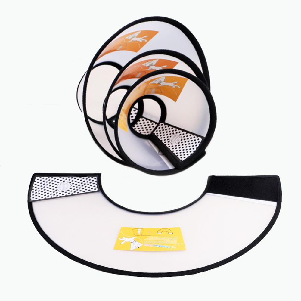 Pet Elizabeth Collar for Dogs Cats Anti-Bite Recovery Cone with Wound Healing Accessories Small To Large Puppy Grasping Ring