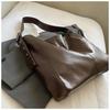 Vintage Commuter Bag Women's Large Capacity Underarm Bag Single Shoulder Messenger Bag