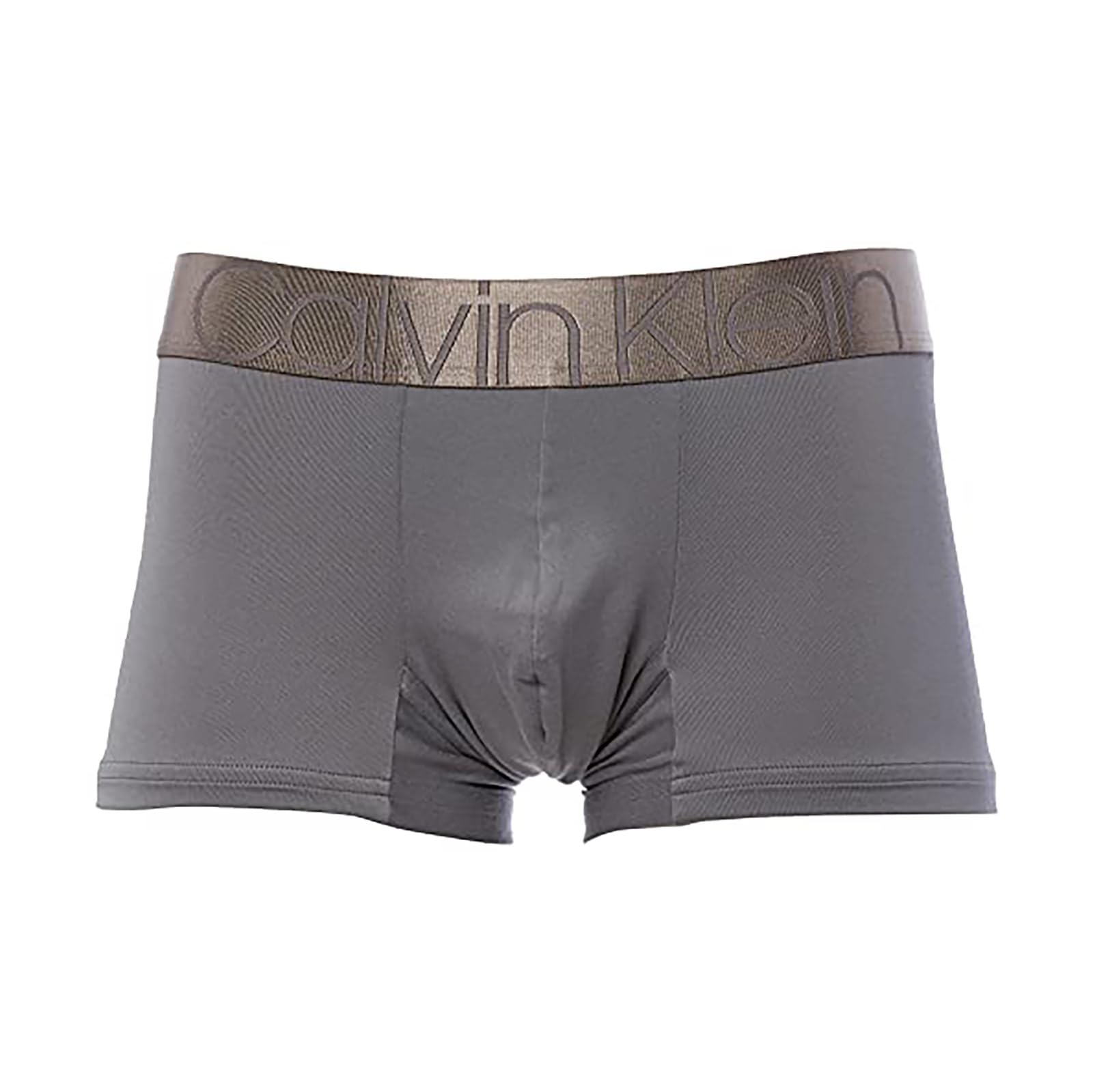 KLEIN Logo Stretch Boxer Shorts NB2540 GREY SKY S (Calvin Klein) CALVIN UNDERWEARWord Low-Rise
