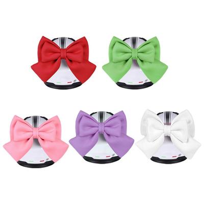 Décoration Nœud Casque de Moto Casque Vélo Électrique Accessoires Décoration Carrosserie Voiture Type Ventouse Nœud Papillon Pour Fille Femme Y1G4